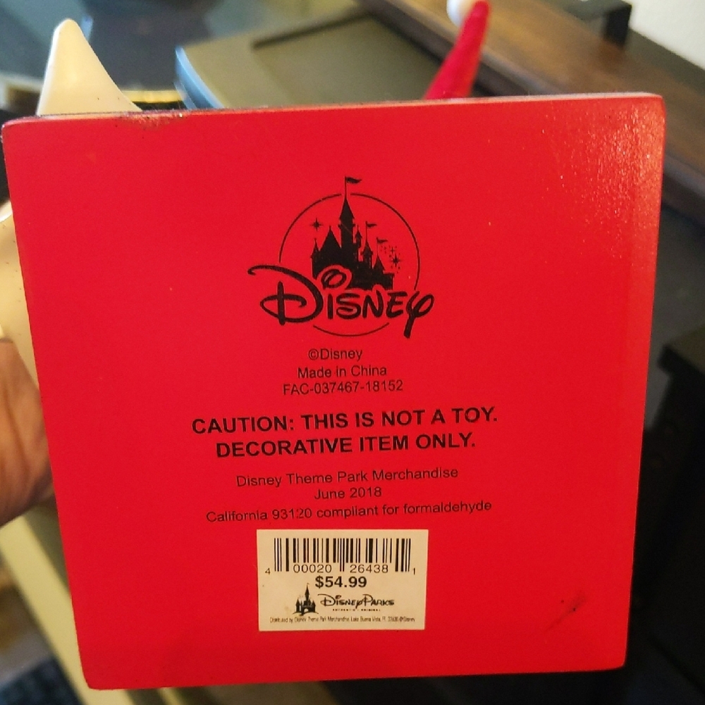 Disney Red and White Jack Skellington Holiday Figurine - Picture 6 of 6